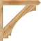 Ekena Millwork Imperial Arts & Crafts Rough Sawn Outlooker, Western Red Cedar, 6"W x 34"D x 34"H OUT06X34X34IMP03RWR - alternate 3